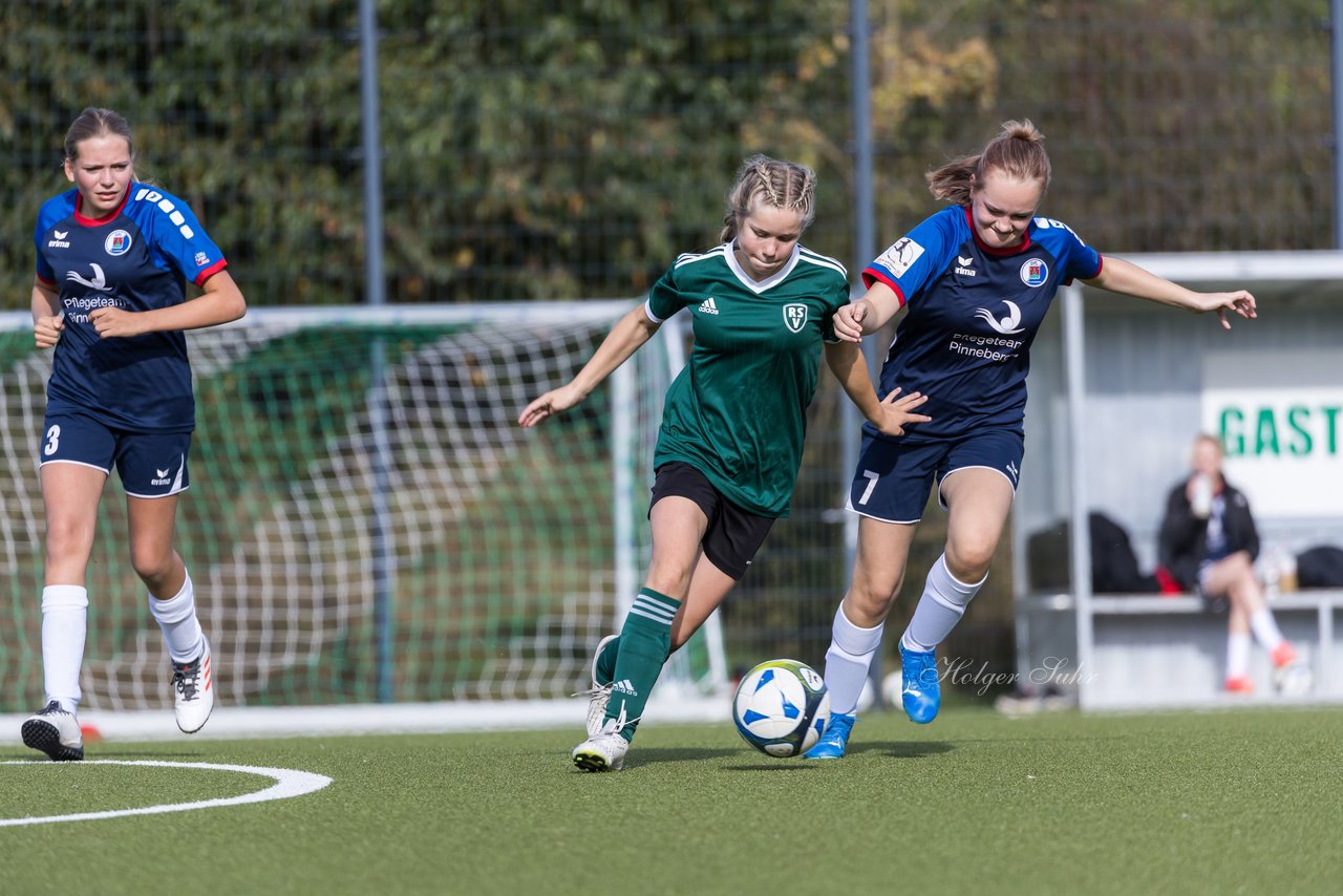 Bild 217 - wU19 Rissener SV - VfL Pinneberg : Ergebnis: 9:1